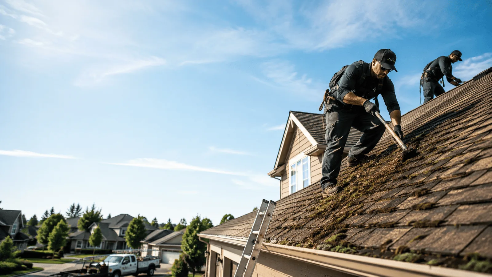 Roof Moss Removal in Reno, OH near me